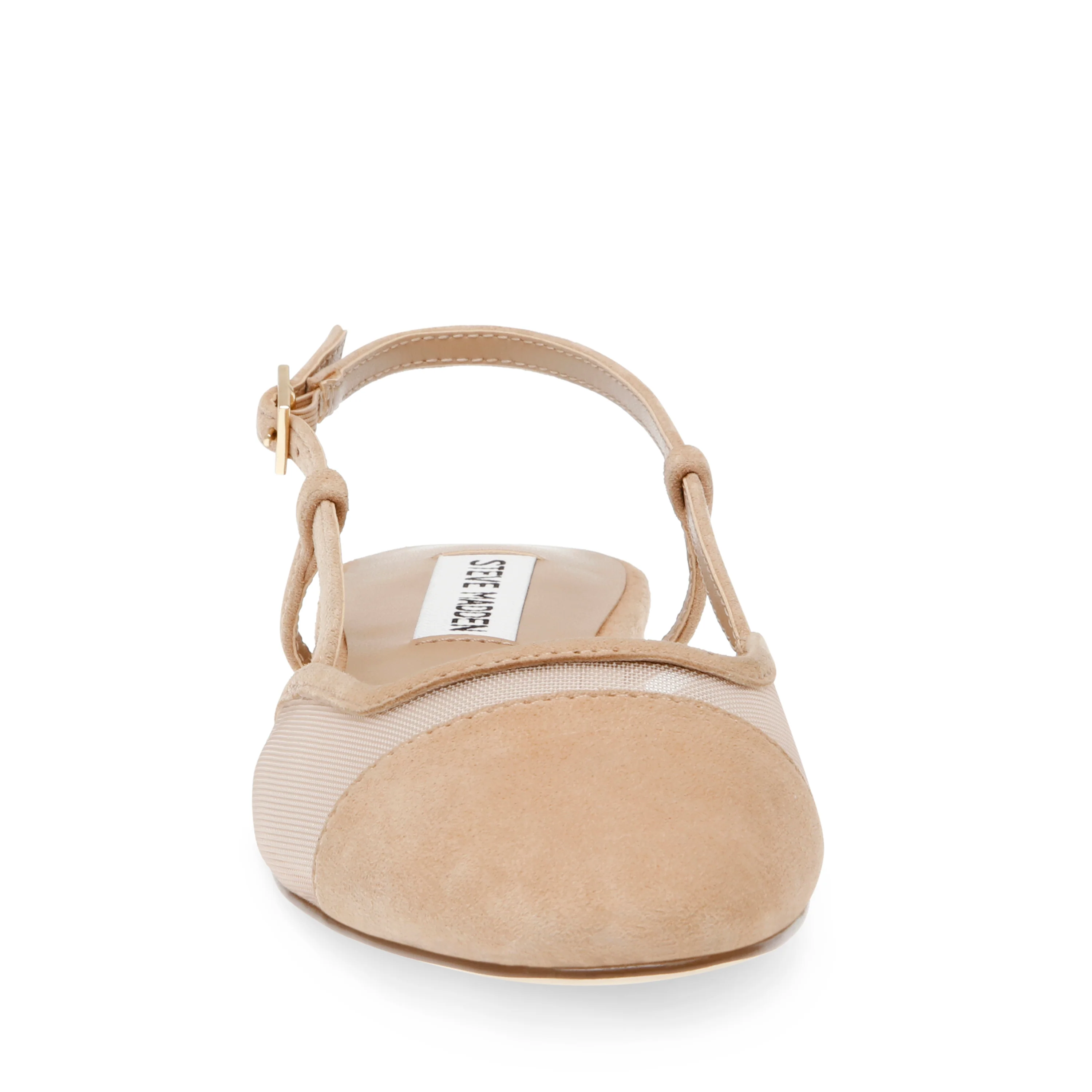 Belinda-M Flat Shoe TAN SUEDE - Image 3