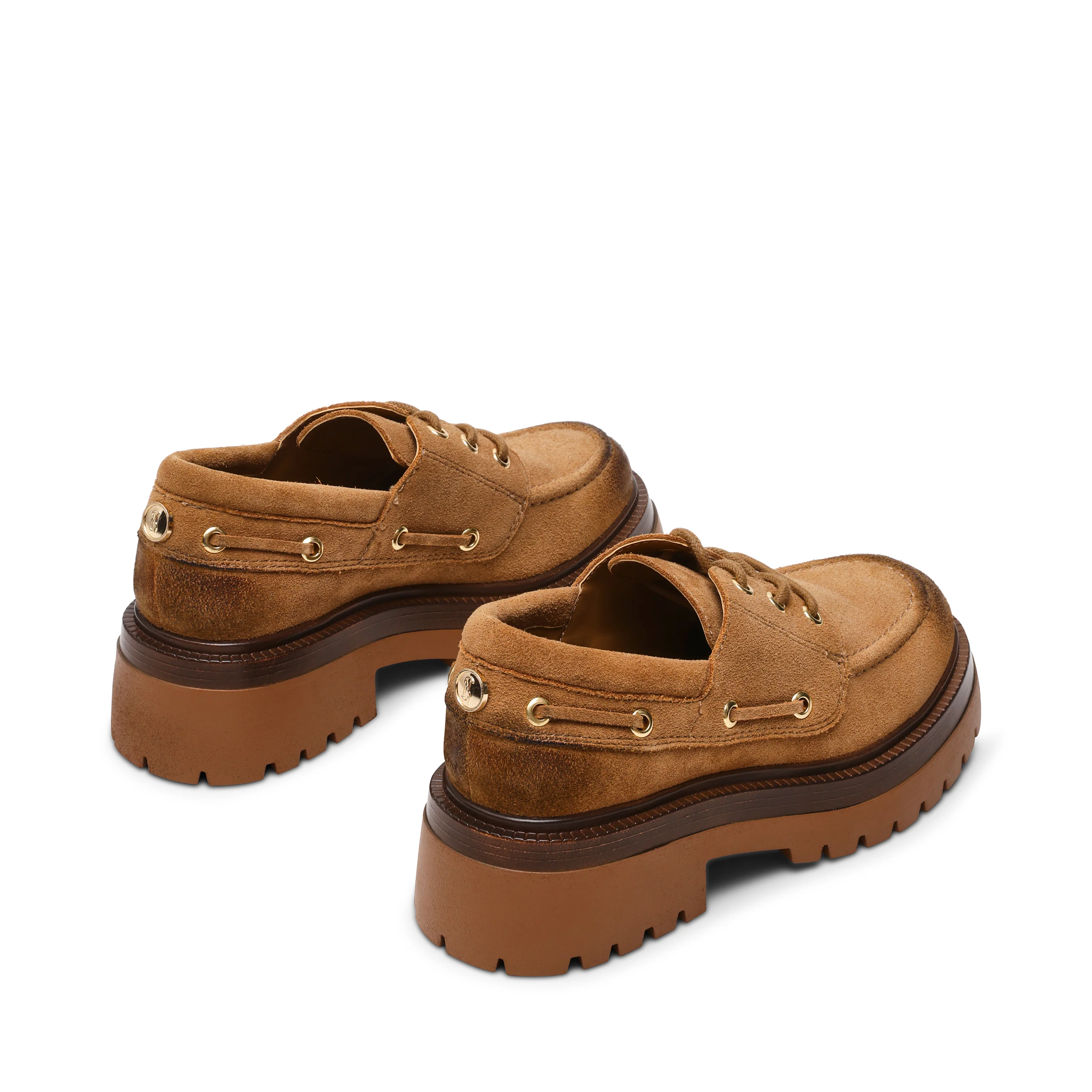 Detroit Flat Shoe TAUPE SUED - Image 3