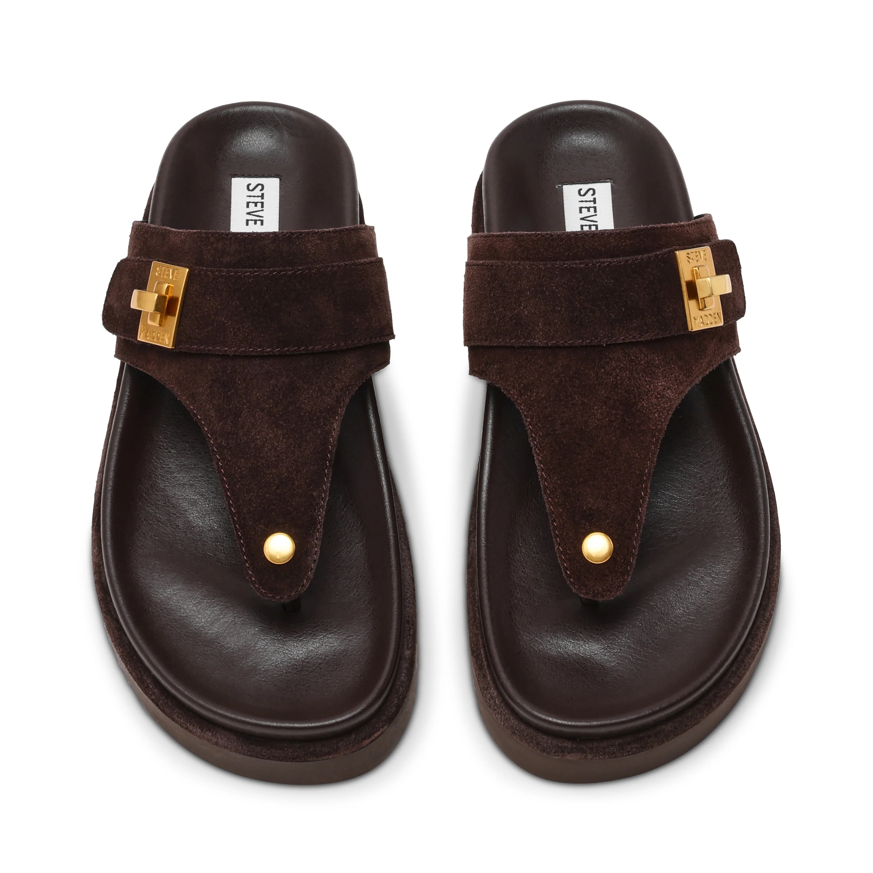 Tuned-IN Sandal CHOCOLATE BROWN SUEDE - Image 3